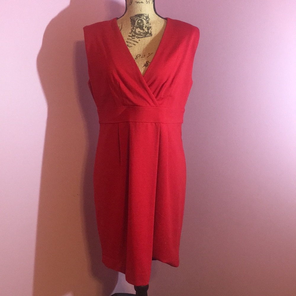Red formal dress